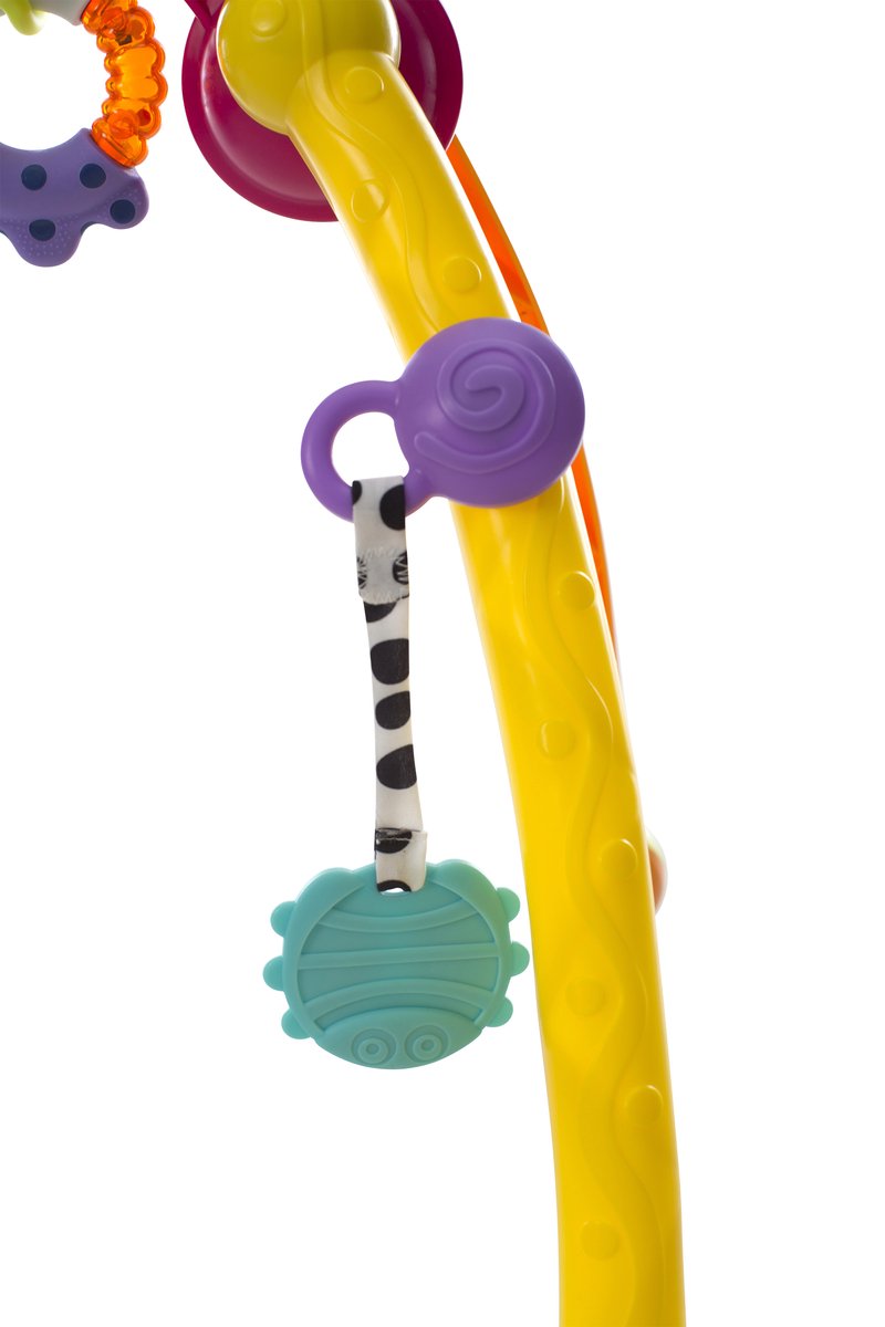 Playgro Fold and Go Playgym - Babygym - acitiviteitengym - Speelgoed Baby - Babyspeelgoed - Pasgeboren baby speelgoed - Ontwikkeling Baby - Kraamcadeau - 5 afneembare hangspeeltjes — afbeelding 14
