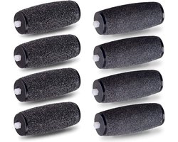 Rollers voor Scholl 4+4 Gratis - 8 Stuks Navulling Eeltverwijderaar - Voetvijl - Navulling Velvet Smooth - Voor Scholl Elektrische Eeltvijl - Extra Grof