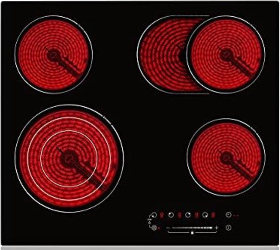 Gratyfied - Elektrische Kookplaat 4 Pits - Elektrische Kookplaat Vrijstaand - Kookplaat 4 Pits - Opzetkookplaat - Kookplaat Elektrische 4 Pits Inbouw