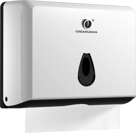Handdoek dispenser voor papieren handdoekjes Katrin System 90045 wit