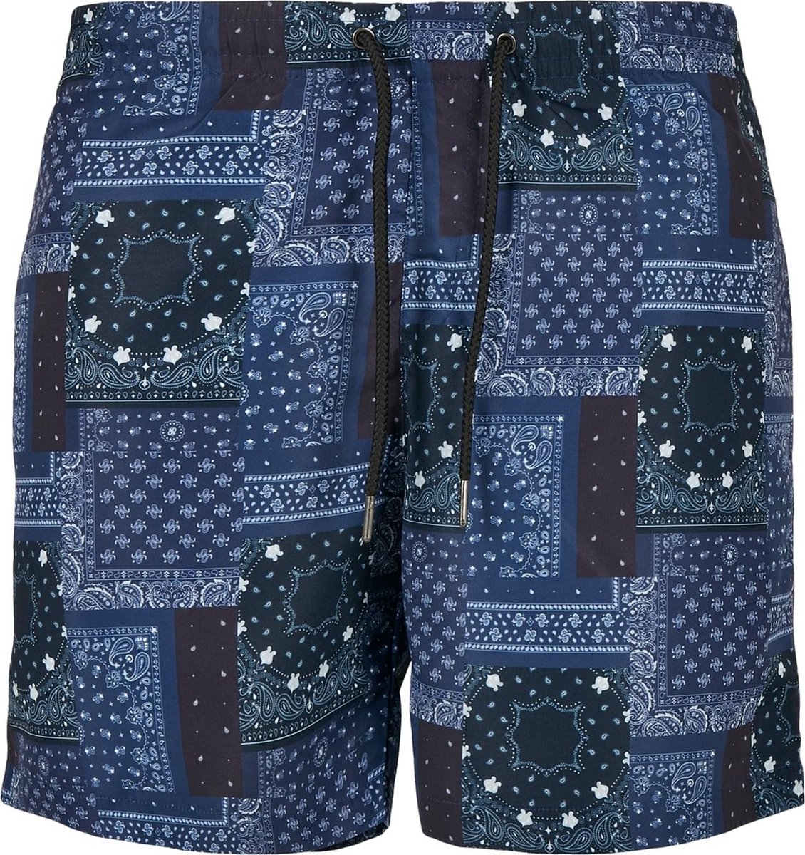 Urban Classics Pattern bandana aop Zwemshorts XL Blauw