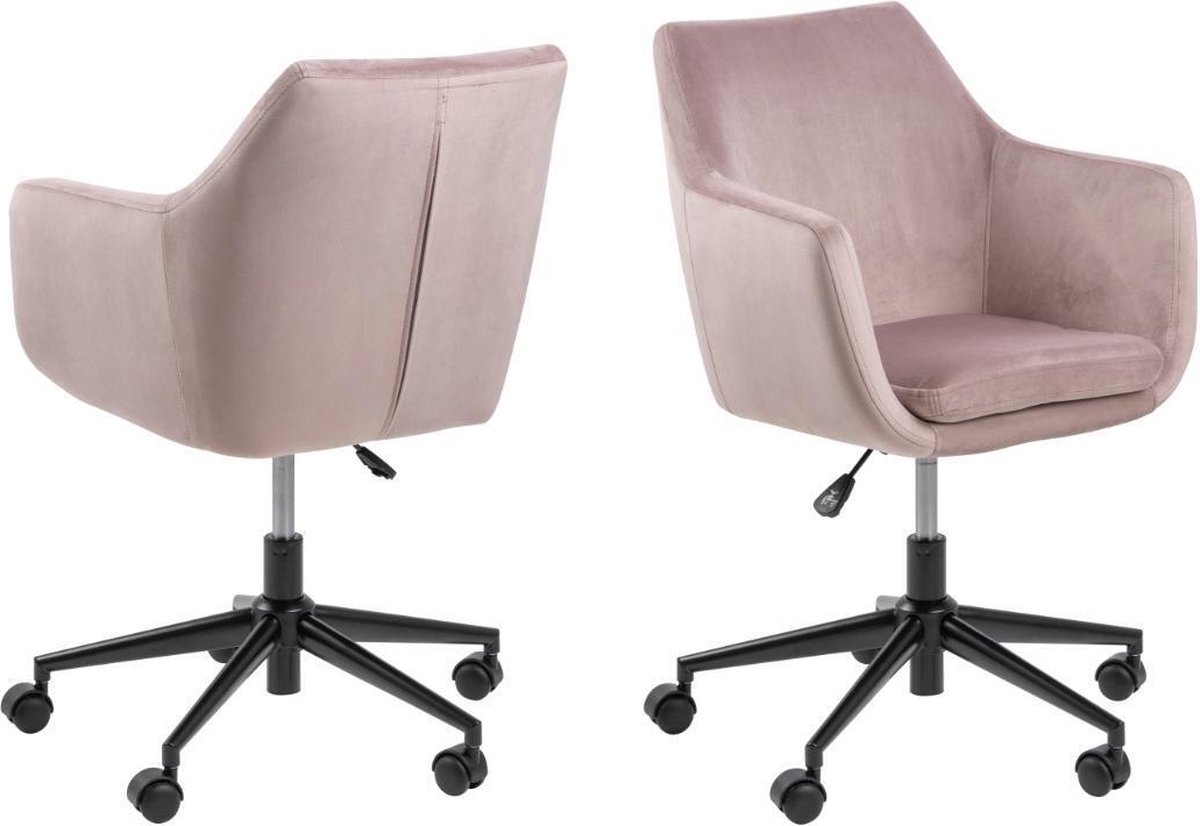 Bureaustoel Erica Roze - Giga Living