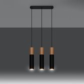 Hanglamp Pablo 3-Lichts Zwart - Giga Meubel