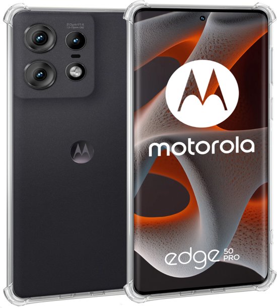 Convient pour Motorola Edge 50 Pro - Coque - Coque Antichoc - Housse Transparente