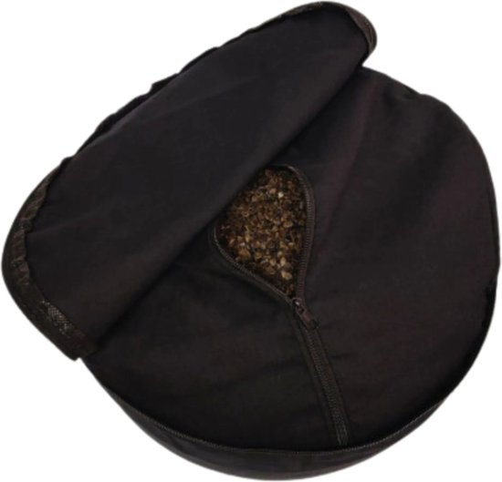 YogaStyles Meditatiekussen Comfort Zwart 12cm van YogaStyles — afbeelding 3