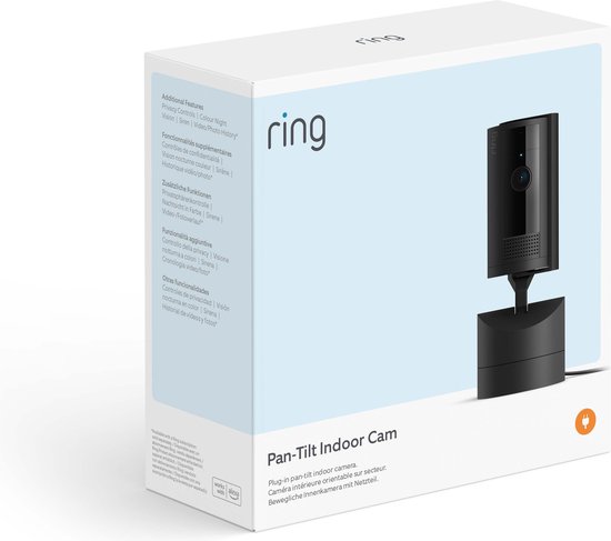Ring Pan-Tilt Indoor Camera - Zwart - Draai- en kantelbaar van Ring — afbeelding 2