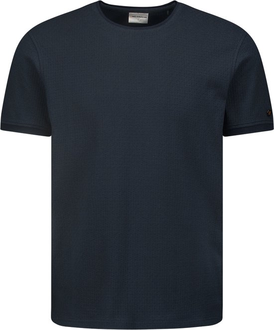 No Excess T-shirt korte mouw Blauw T-Shirt Crewneck Solid Jacqua 23320300SN/078