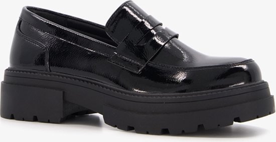 Nova lak dames loafers zwart - Maat 37