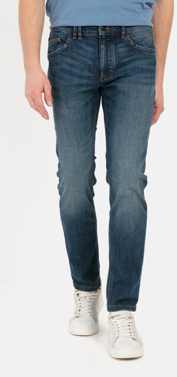 camel active Slim Fit fleXXXactive® Jeans - Maat menswear-31/32 - Donker blauw