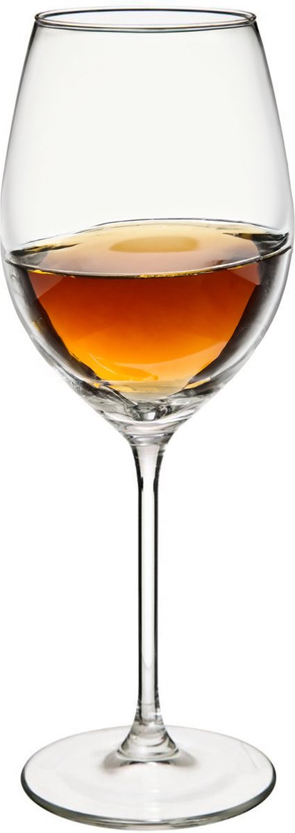 Secret de Gourmet Wijnglazen set Lina - doosje 6x stuks - chique glas - 41 CL - witte/rode/rose