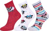 Minnie Mouse DISNEY - 3x Kleurrijke sokken voor meisjes