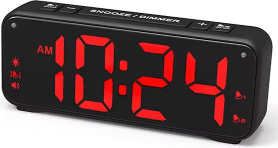 MORIC - Digitale wekker - Dual Alarm Slaapkamer