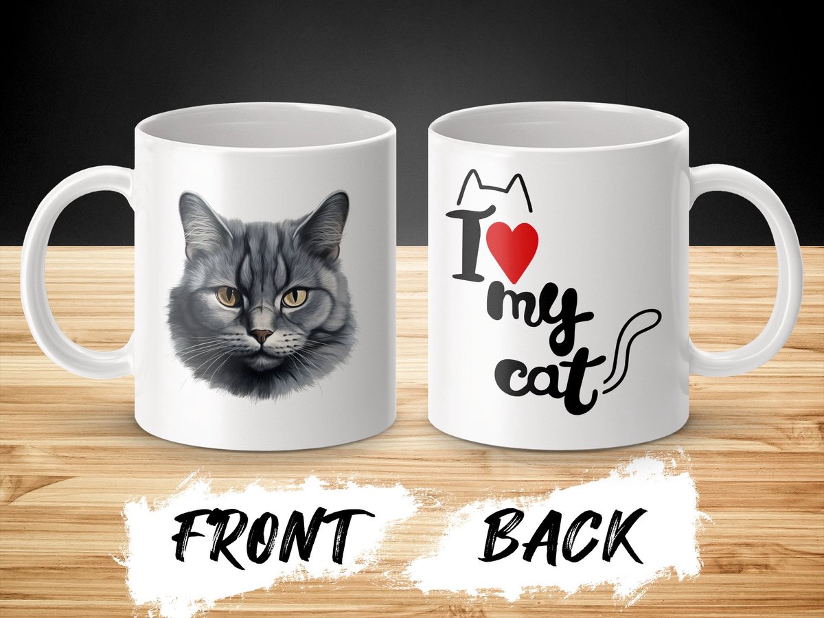 Mok Chantilly-Tiffany cat - kat - I love my cat - cat lovers - katten