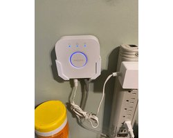 Bevestigingsbeugel voor Philips Hue Bridge – Wit – Inclusief Bevestigings Materiaal