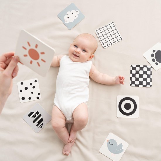 Done by Deer Baby Contrast Kaarten - 10-pack - Multicolor van Done by Deer — afbeelding 2