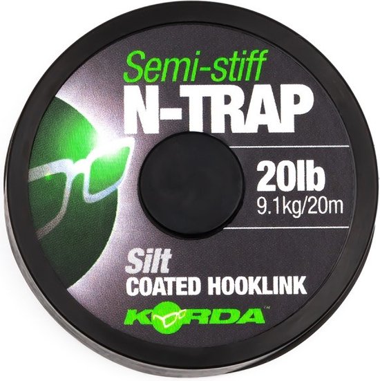 Korda - N-TRAP Semi -Stiff - Green - 20lb - 20m - Groen van Korda — afbeelding 3