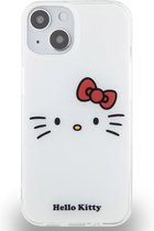 Hello Kitty iPhone 14 & 13 TPU Back Cover hoesje – Kitty Head – Wit