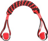 Flamingo Movas - Speelgoed Honden - Hs Movas Geweven Stick+tennisbal Rood/zwart 55cm - 1st