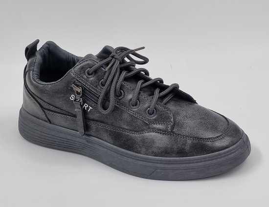 TJTJ - Heren Schoenen - Heren Sneakers - Grijs - Maat 40