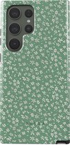 BURGA Telefoonhoesje voor Samsung Galaxy S23 Ultra - Schokbestendige Hardcase Hoesje - Lush Meadows