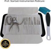 Professioneel Startset Pedicure Instrumenten in Luxe Etui - Alles wat je nodig hebt voor perfecte voetverzorging!
