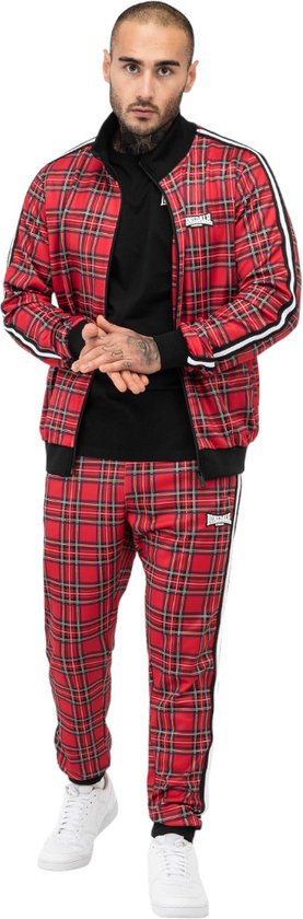 Lonsdale Trainingspak - green red black white/groen