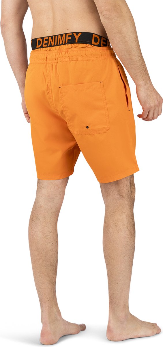 DENIMFY Heren Short DFNeo bequem Oranje 5XL Volwassenen Zwembroek Zwemshort — afbeelding 7