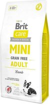 Brit Care Mini Grain Free Adult Agneau 7 kg