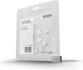 Lindy 40439 clip sicura USB tipo-C Bianco 10 pz