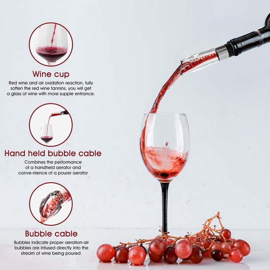 Review van glastal Kristallen Wijnkaraf met Aerator