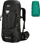 Avoir Avoir®-Backpack 60L -Hiking- rugzak - Zwart-Klimmen - Grote Capaciteit - Reizen- Wandelen-Kamperen- Backpacks met Regenhoes- Duurzaam en Waterdicht - Drinksysteem - Molle-systeem - Reflecterende Strips - Bestel nu op Bol.com