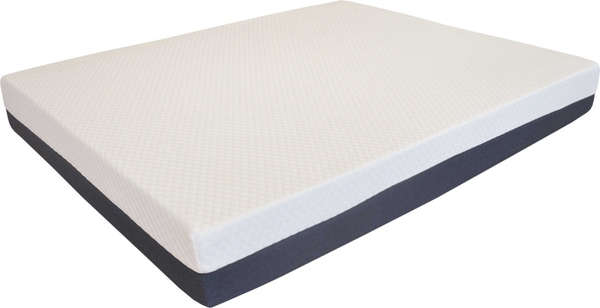 Tweepersoonsmatras Royal 120x200x23cm - pocketveren - Emob - Matrassen - Wit - Polyester; Koudschuim