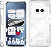 Casemania Hoesje Geschikt voor Nothing Phone 2a Transparant - Anti Shock Back Cover