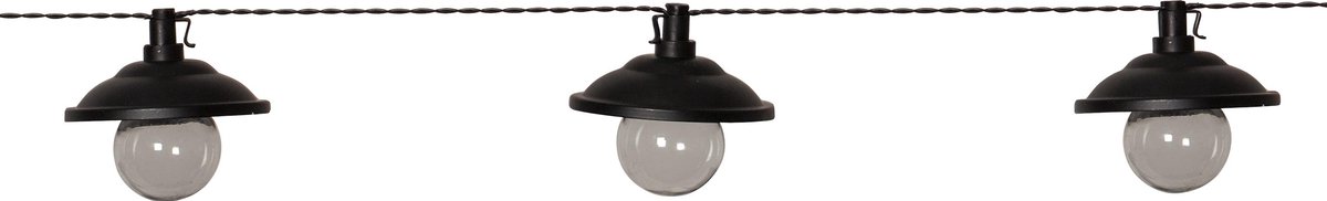 Star Trading Solar lichtketting Globe Shade, warm wit, batterij, 180cm
