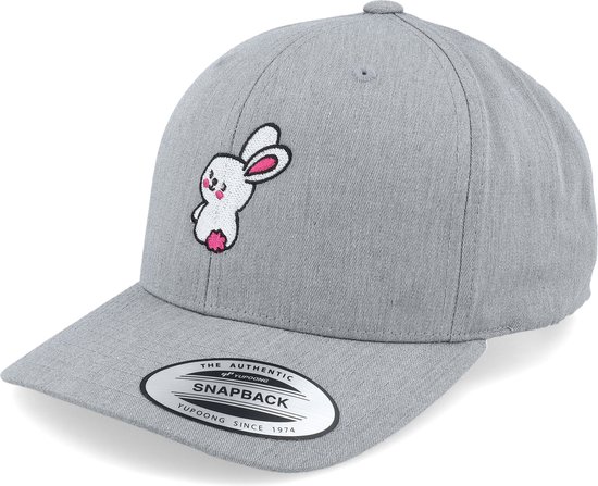 Hatstore- Kids Little Cute Bunny Grey Adjustable - Kiddo Cap Cap