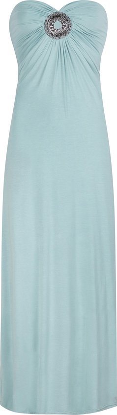 Chic by Lirette - Strapless jurk Natural - S - Turquoise