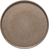 Costa Nova - Redonda - dinerbord taupe - set van 6 - 27 cm rond