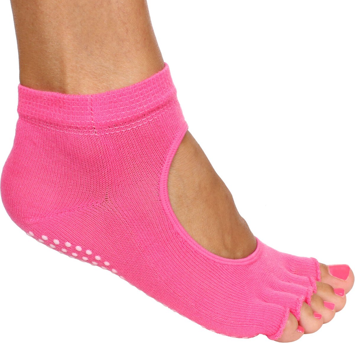 Merco - Grippy S2 Yoga Pilates teen sokken - Grip pads - Roze