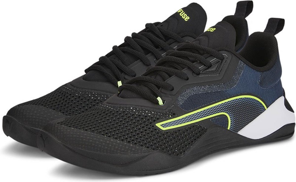 PUMA Fuse 2.0 Sneakers Heren Puma Evening Sky Lime Squeeze Zwart