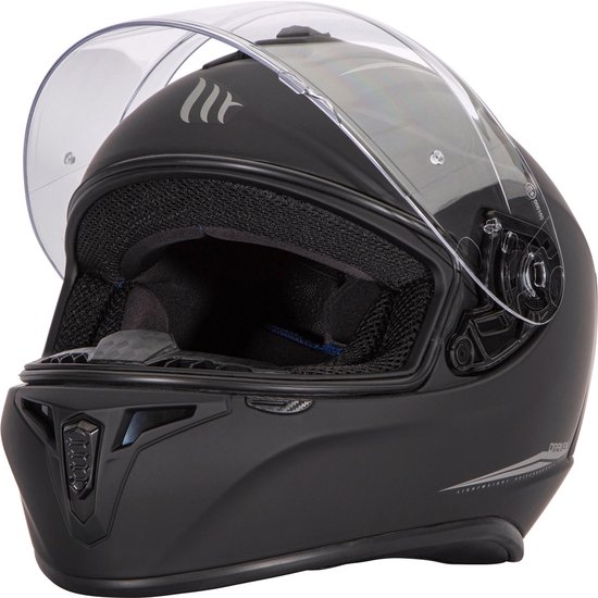 MT Helmets Draken S - Integraalhelm - Scooter - Motor - Mat Zwart - Medium