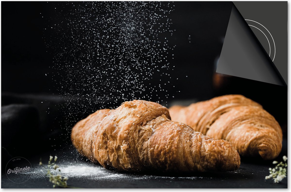 Inductie beschermer 65x52 - afdekplaat inductie mat - Dietrix Kookplaat beschermer - Exclusief - Food - Croissant