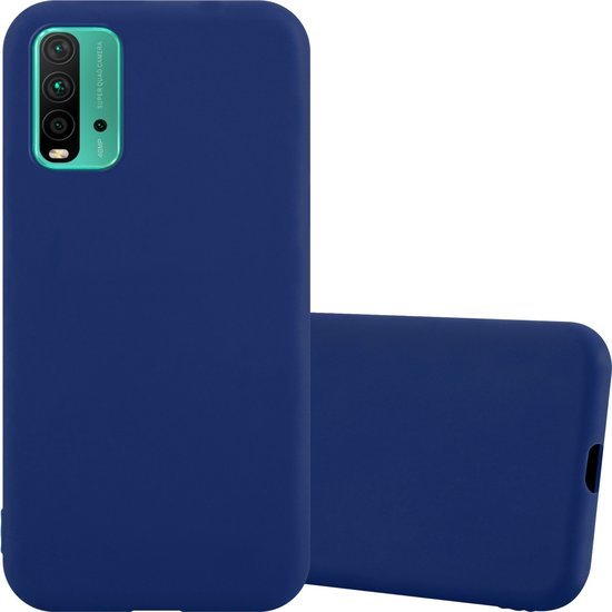 Cadorabo Hoesje Geschikt Voor Xiaomi RedMi 9T / POCO M3 In BLOEMEN Turkoois Beschermhoes In Bloemmotief Met Magnetische Sluiting Standfunctie En Kaartsleuven