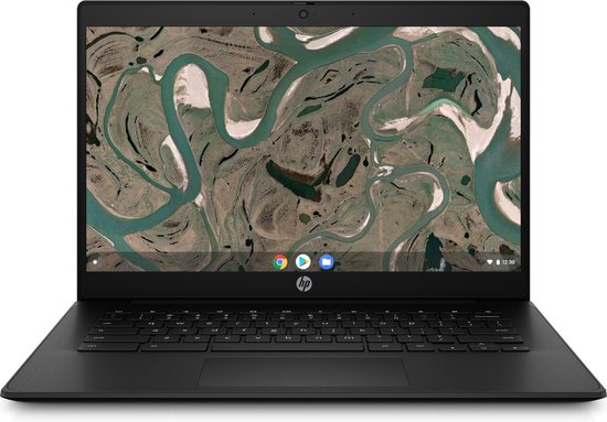 HP Chromebook 14 G7 Intel® Celeron® N5100 35,6 cm (14") Full HD 4 GB LPDDR4x-SDRAM 32 GB eMMC Wi-Fi 6 (802.11ax) ChromeOS Zwart - HP - Hoofdafbeelding
