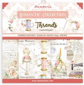 Stamperia - Romantic Threads 8x8 Inch Paper Pack (SBBS36)