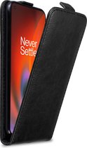 Cadorabo Hoesje geschikt voor OnePlus Nord 2 5G in ZWARTE NACHT - Beschermhoes in flip design Case Cover met magnetische sluiting