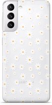 Samsung Galaxy S22 Plus hoesje TPU Soft Case - Back Cover - Madeliefjes