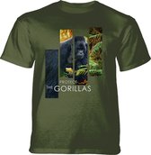 T-shirt Protect Gorilla Séparation Portrait Vert 3XL