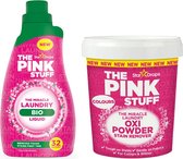 Coffret combiné : The Pink Stuff - Gel lavant bio + Détachant pour linge coloré et blanc