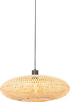 QAZQA ostrava - Oosterse Hanglamp - 1 lichts - Ø 50 cm - Naturel - Woonkamer | Slaapkamer | Keuken