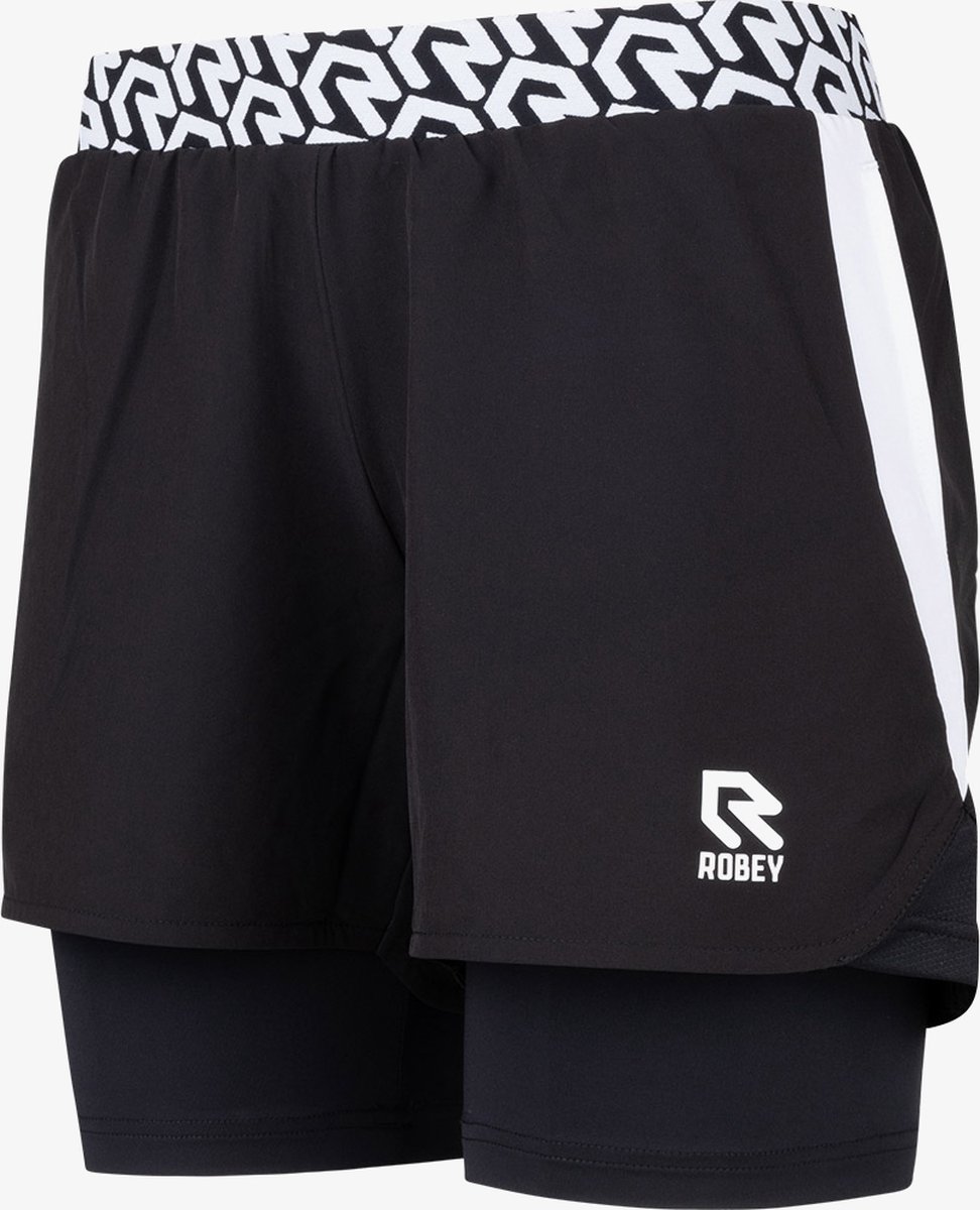 Robey Gym Short Dames - Zwart | Maat: XL